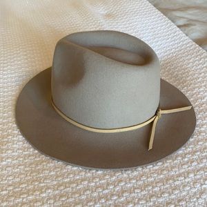Brixton taupe fedora